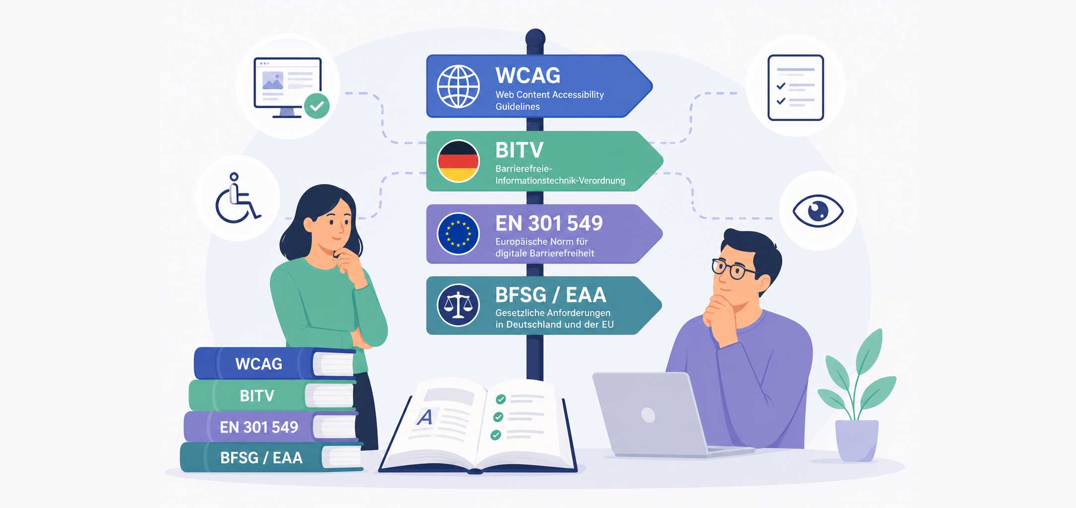 WCAG, BITV & Co.: Was ist der Unterschied?